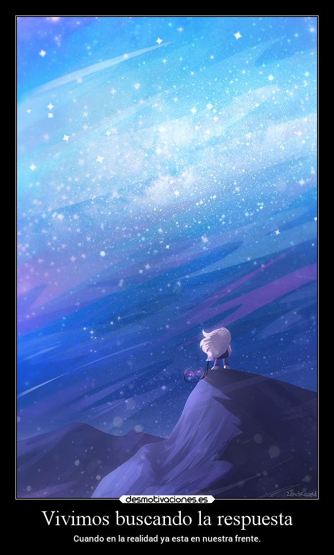 Vivimos buscando la respuesta - 