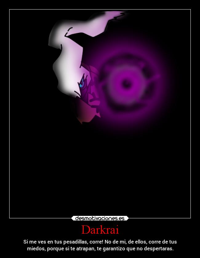 carteles videojuegos pokemon darkai pesadillas miedos correr desmotivaciones