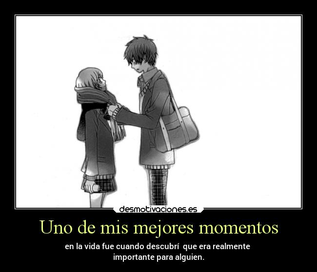 Uno de mis mejores momentos -