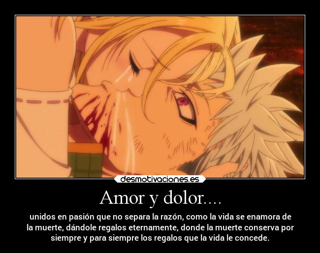 Amor y dolor.... -