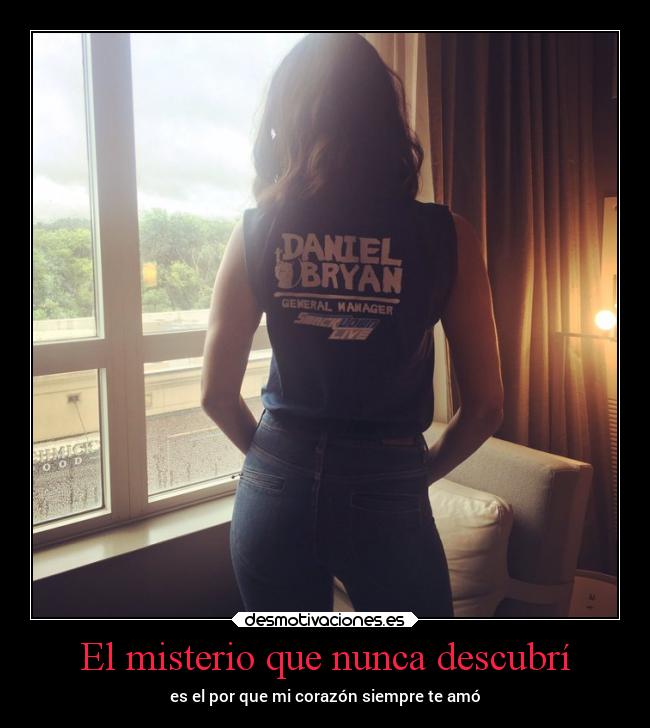 El misterio que nunca descubrí - es el por que mi corazón siempre te amó