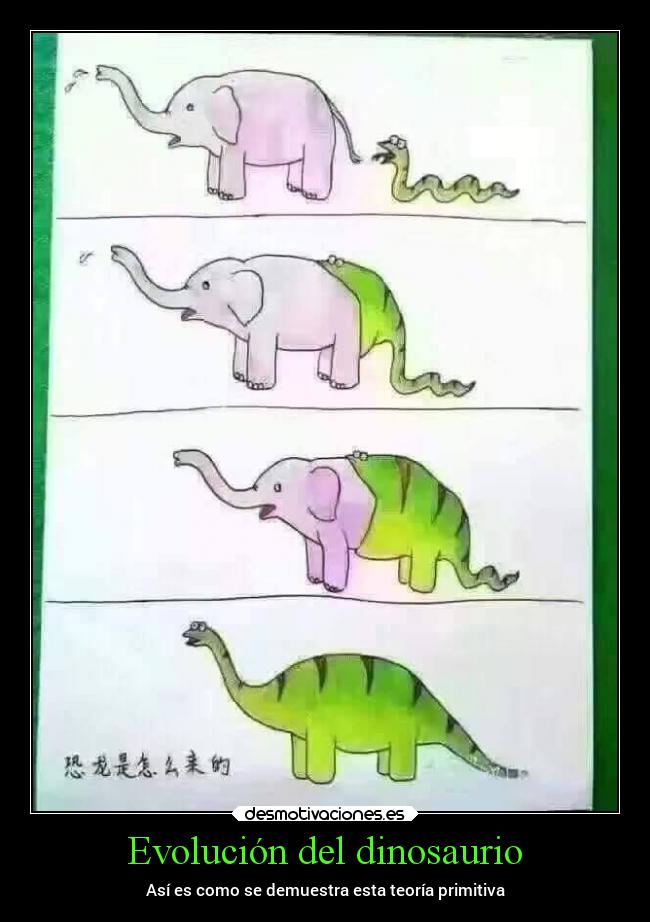Evolución del dinosaurio - 