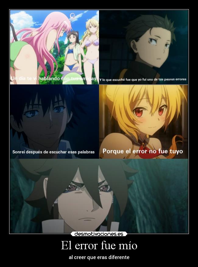 El error fue mío -