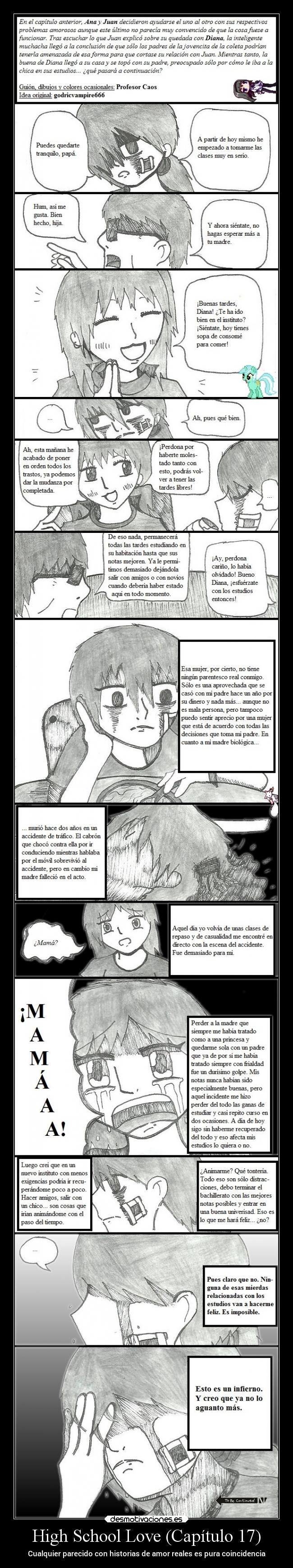 carteles anime amor vida 535 highschoollove capitulo17 godricvampire666 desmotivaciones