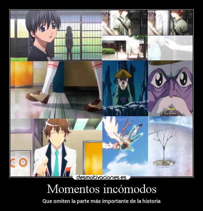 Momentos incómodos - Que omiten la parte más importante de la historia