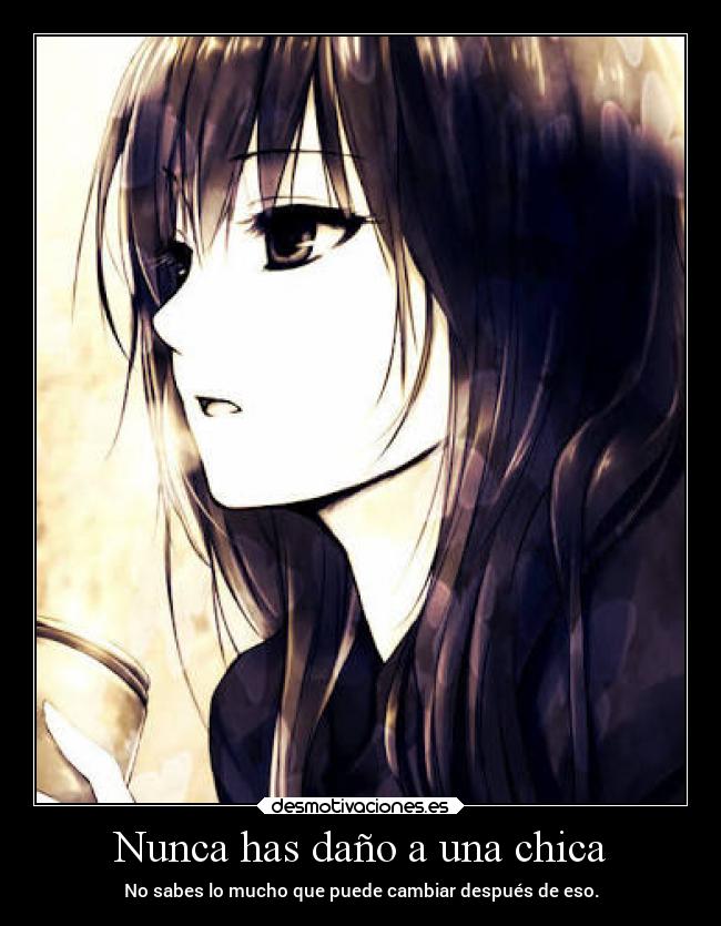 carteles anime molestes las chicas desmotivaciones