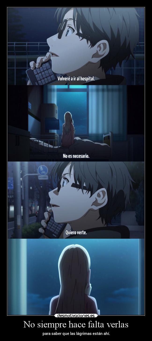 No siempre hace falta verlas -