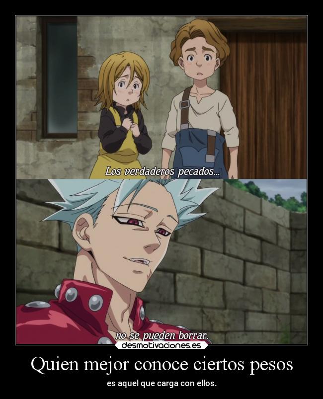 carteles anime vida mundo pecado raptorhunters harukaze erosekai ban nanatsunotaizai nanatsu taizai desmotivaciones