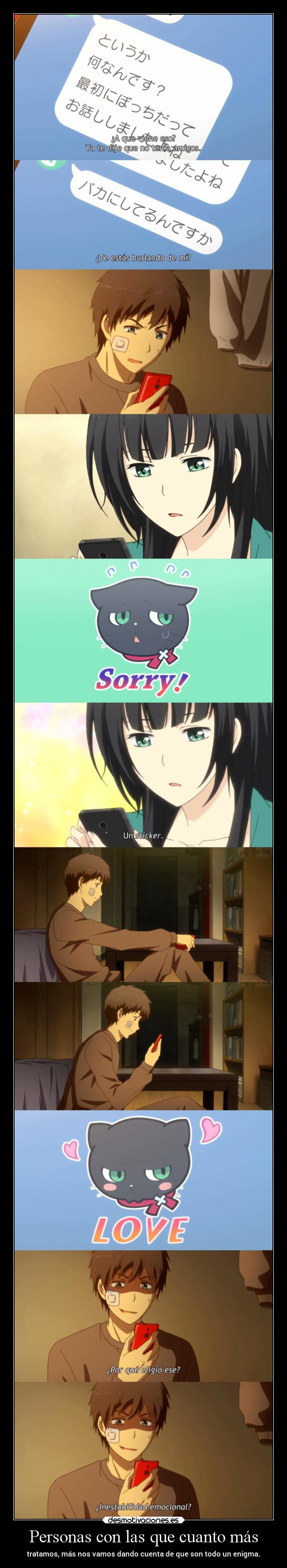 Personas con las que cuanto más -