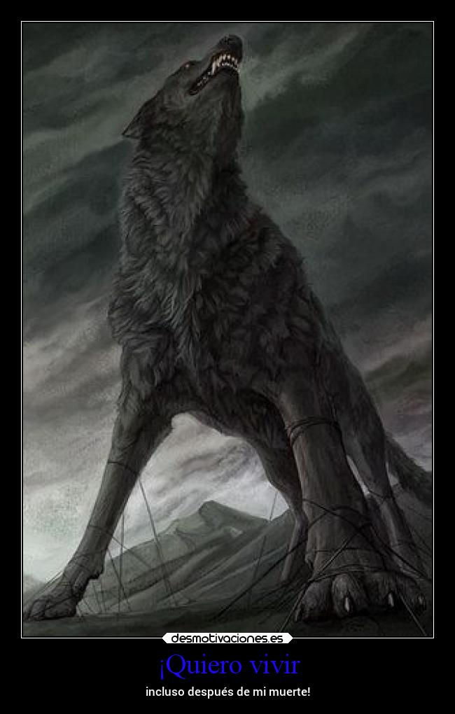 ¡Quiero vivir -