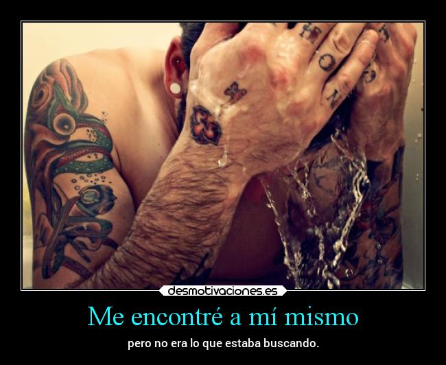 Me encontré a mí mismo - 