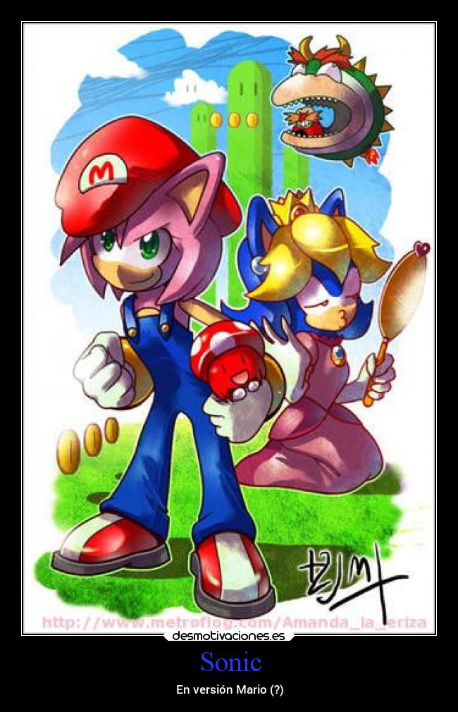Sonic - En versión Mario (?)