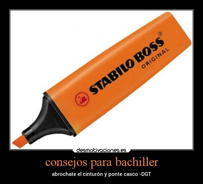 consejos para bachiller -