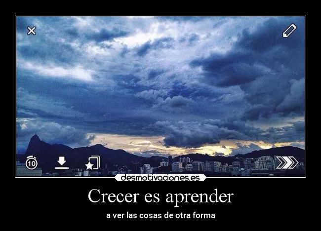 Crecer es aprender -