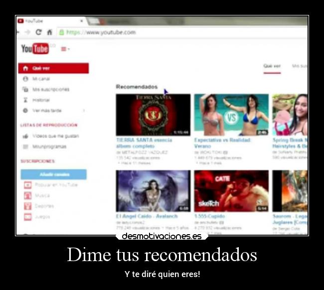 Dime tus recomendados - 