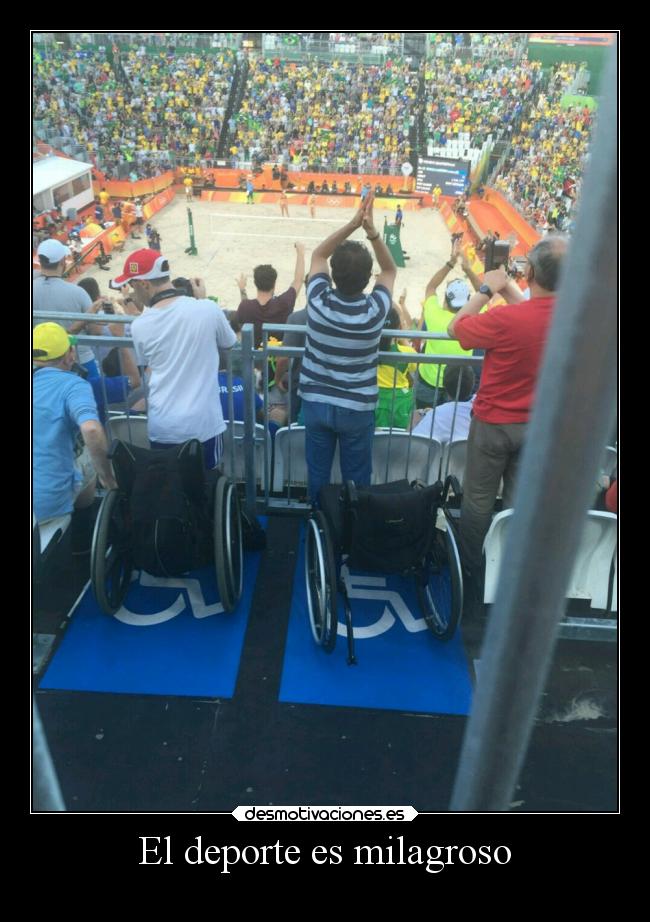El deporte es milagroso -