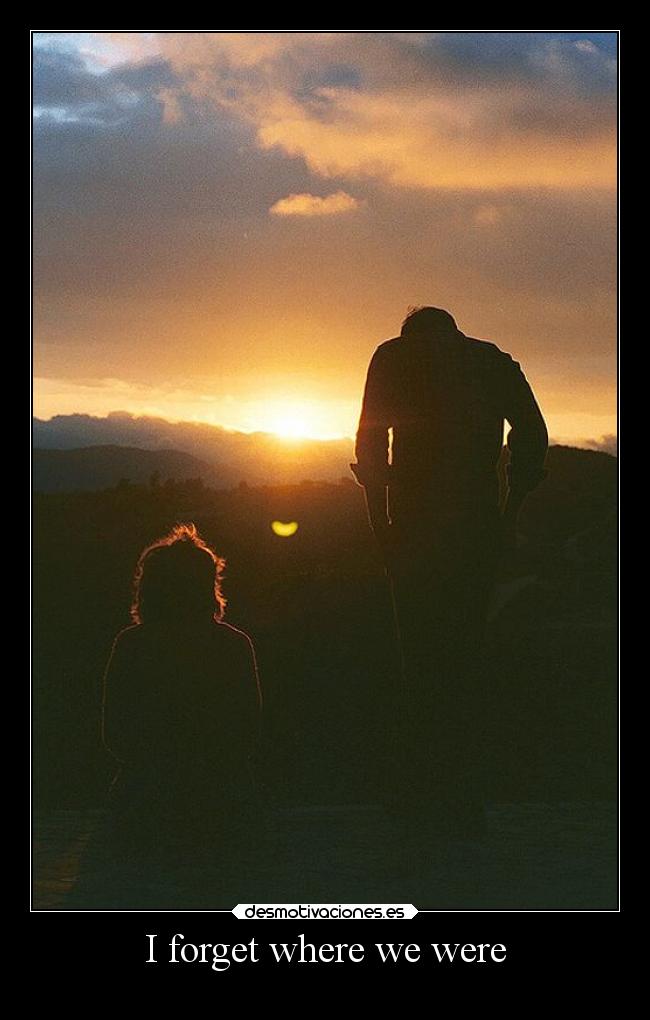 I forget where we were -