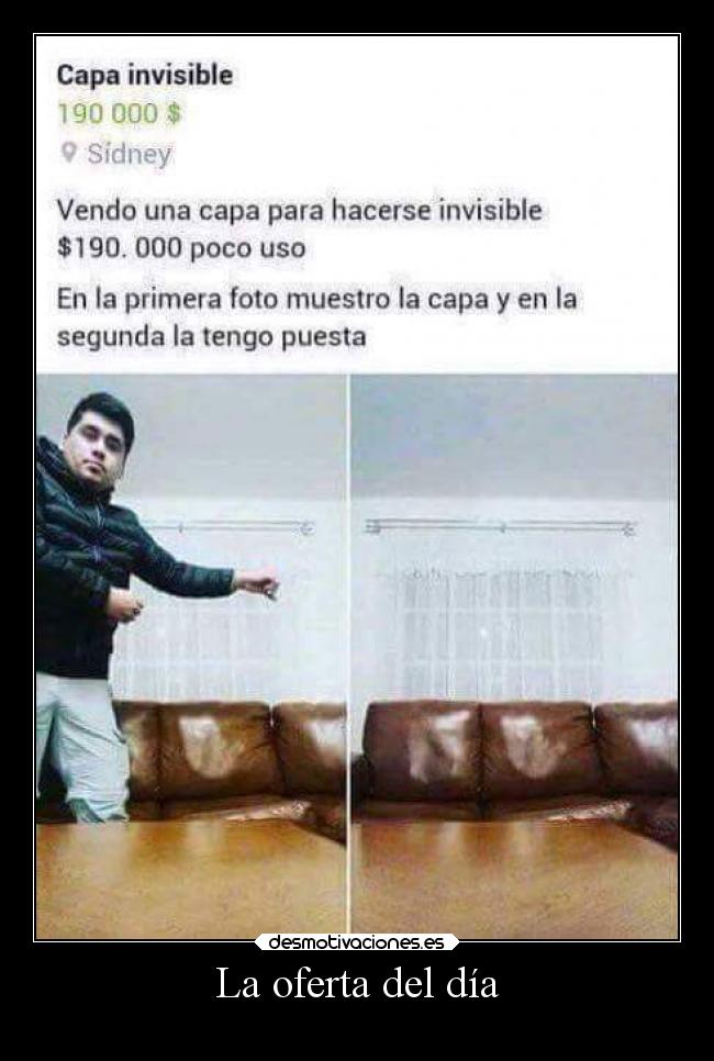 La oferta del día -