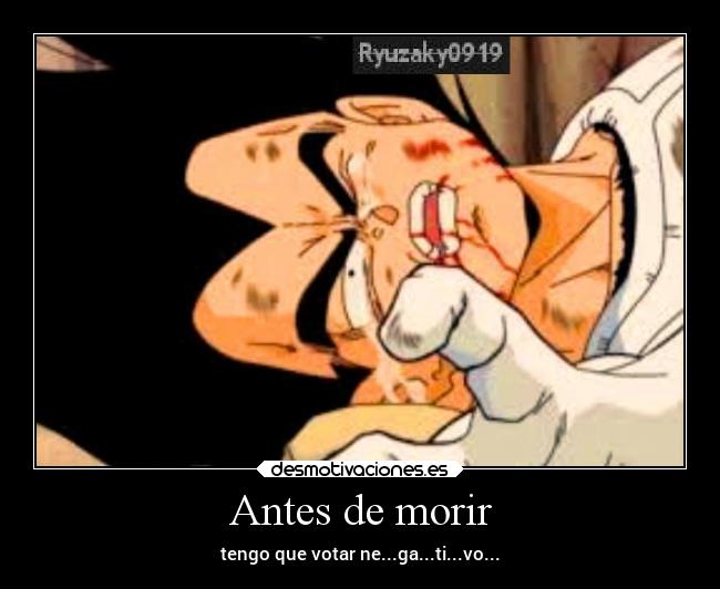 Antes de morir -