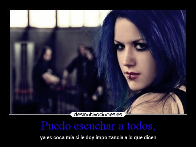 Puedo escuchar a todos, - 