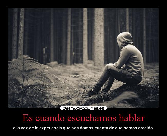Es cuando escuchamos hablar - 