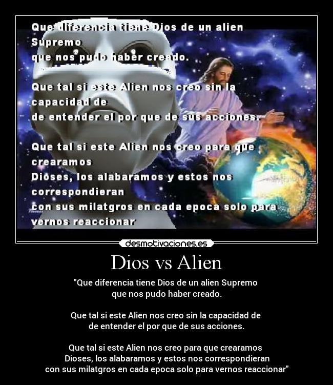 Dios vs Alien -