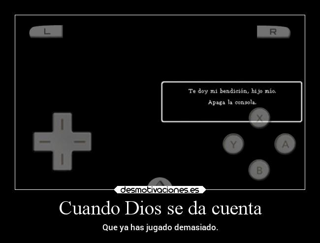 carteles dios videojuegos dios nds knuckles89 desmotivaciones