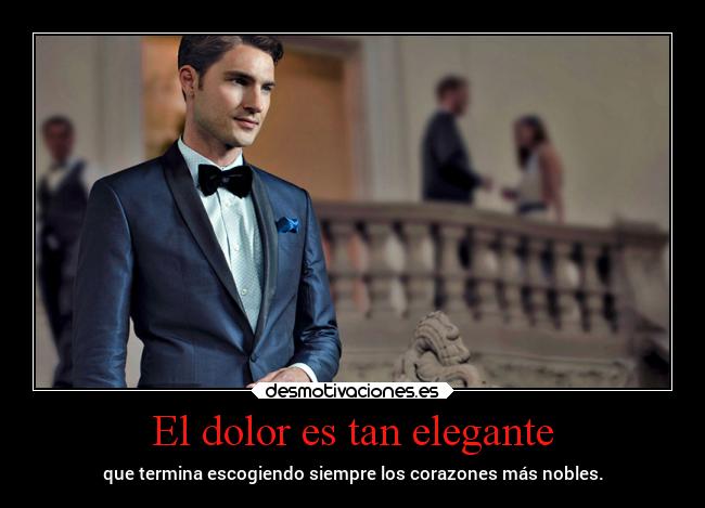 El dolor es tan elegante - 