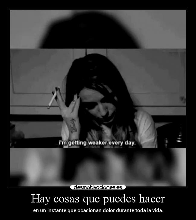 Hay cosas que puedes hacer -