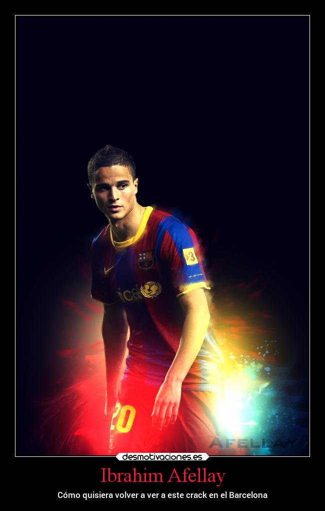 Ibrahim Afellay - Cómo quisiera volver a ver a este crack en el Barcelona