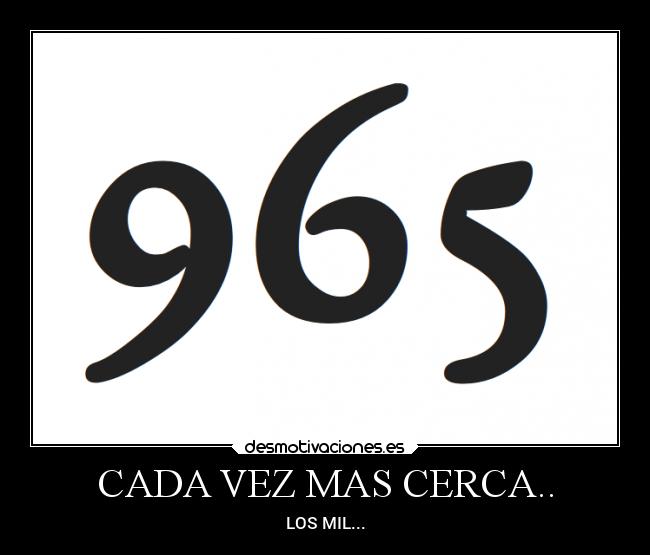 CADA VEZ MAS CERCA.. - LOS MIL...