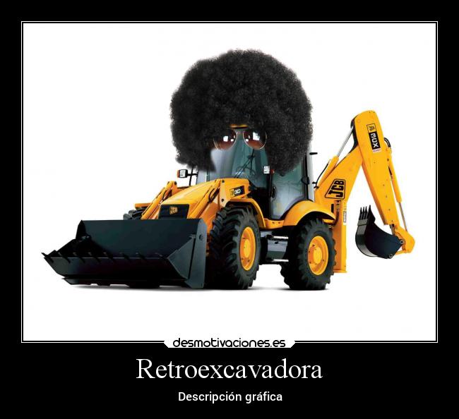 Retroexcavadora - Descripción gráfica