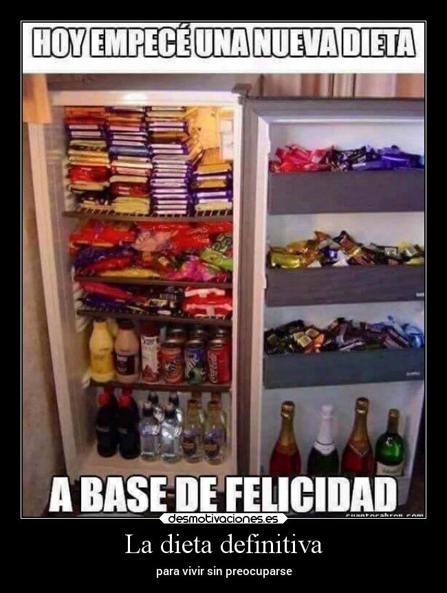 carteles ideas comida felicidad desmotivaciones