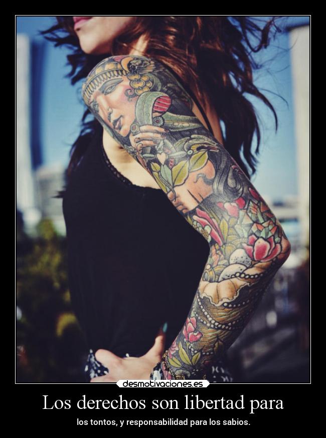 Los derechos son libertad para -