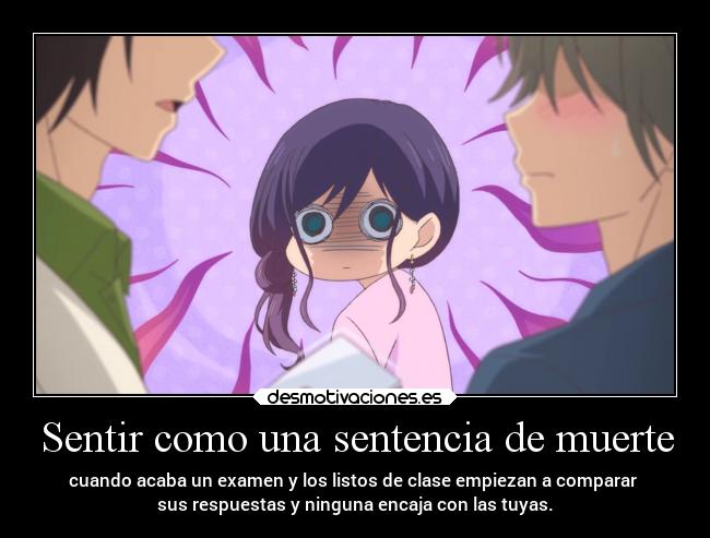 carteles muerte anime vida humor fail risa examenes raptorhunters harukaze erosekai desmotivaciones