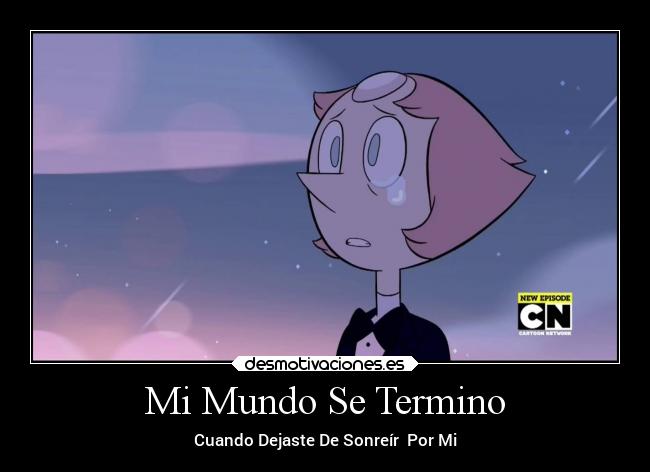 carteles mundo amor stevenuniverse perla desmotivaciones