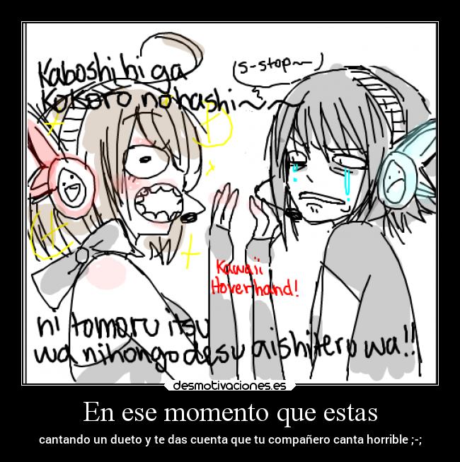 carteles musica anime magnet rumi duetos desmotivaciones