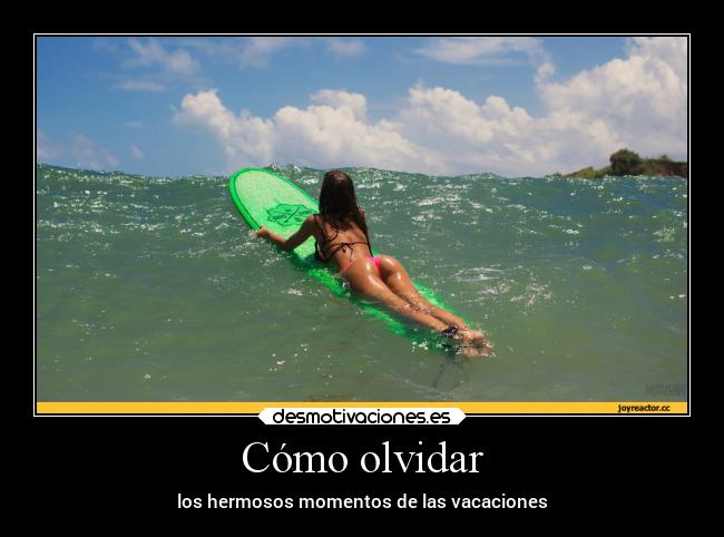 carteles olvidar verano desmotivaciones