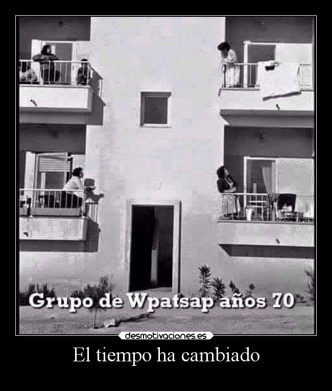 El tiempo ha cambiado -