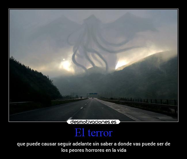 El terror -