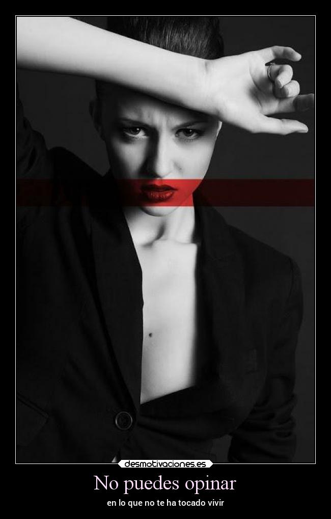 No puedes opinar -