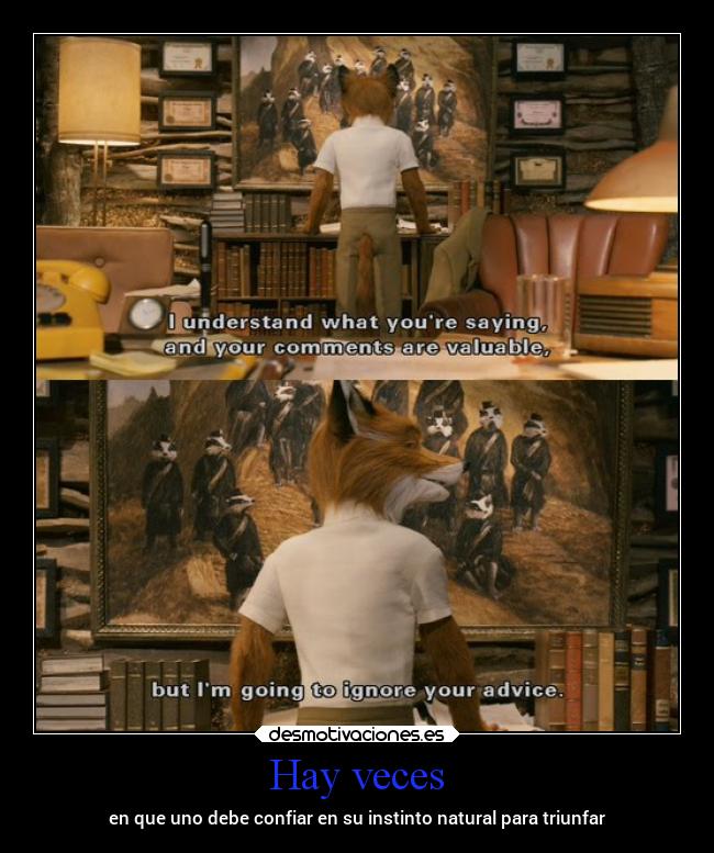 Hay veces -