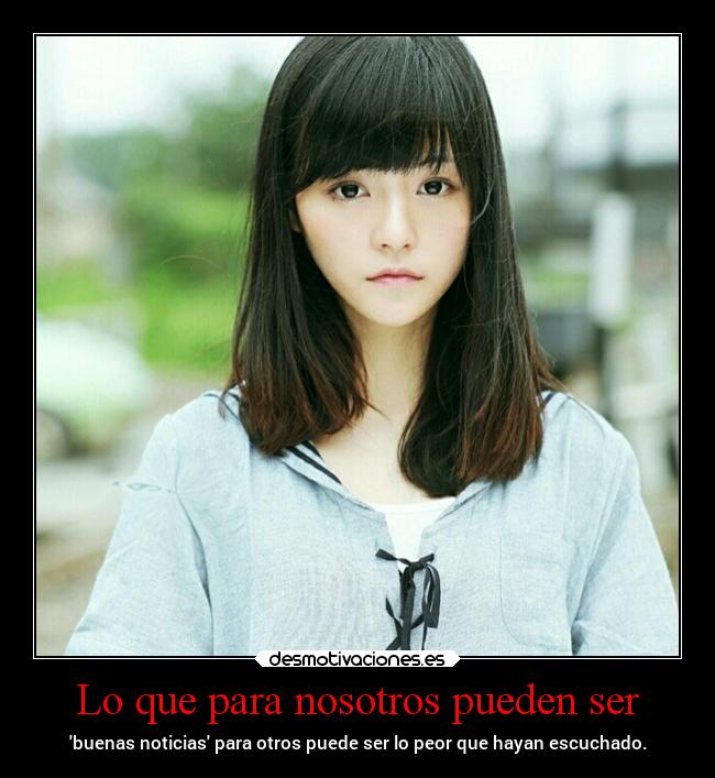 Lo que para nosotros pueden ser -