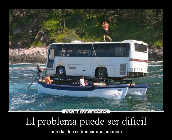El problema puede ser difícil -