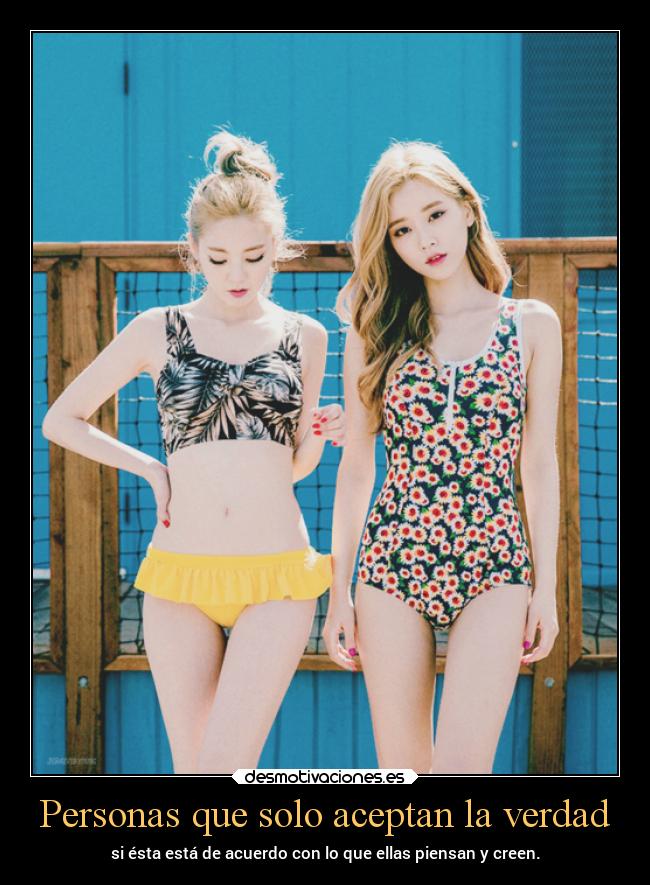 Personas que solo aceptan la verdad -