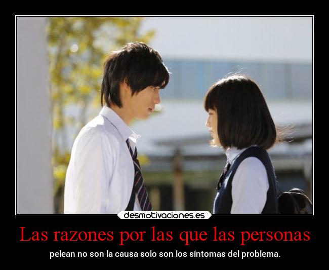 Las razones por las que las personas -