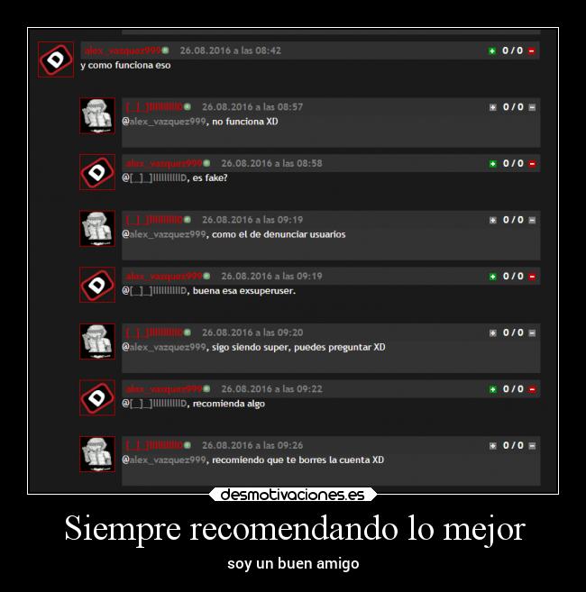 Siempre recomendando lo mejor - 