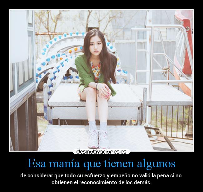 Esa manía que tienen algunos -