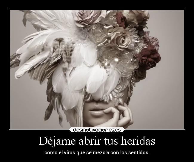 Déjame abrir tus heridas -