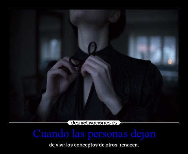 Cuando las personas dejan - 